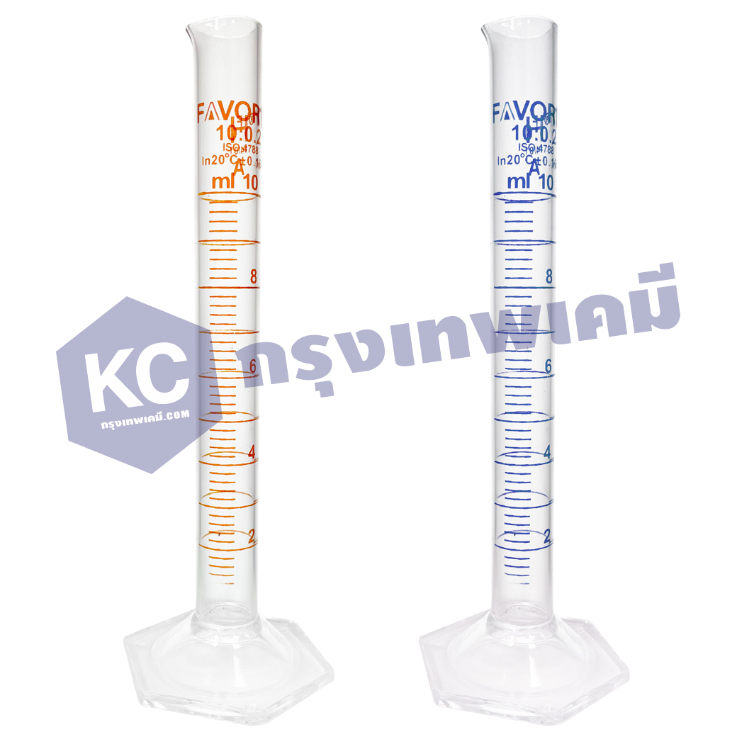 Glass Measuring Cylinder 10 Ml. : กระบอกตวงแก้ว 10 มล.